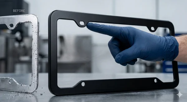Precision Deburring Eliminates Sharp Edges & Paint Scratches