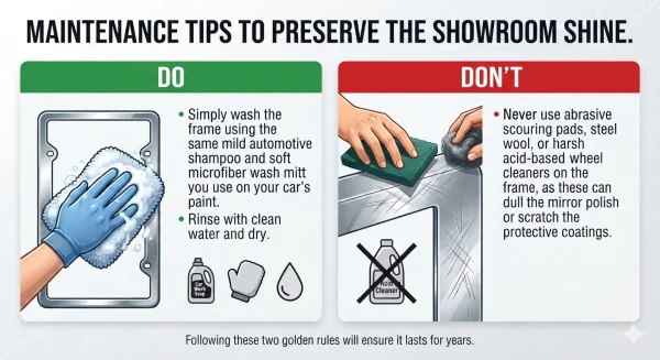 Maintenance Tips for Stainless Steel License Plate Frames