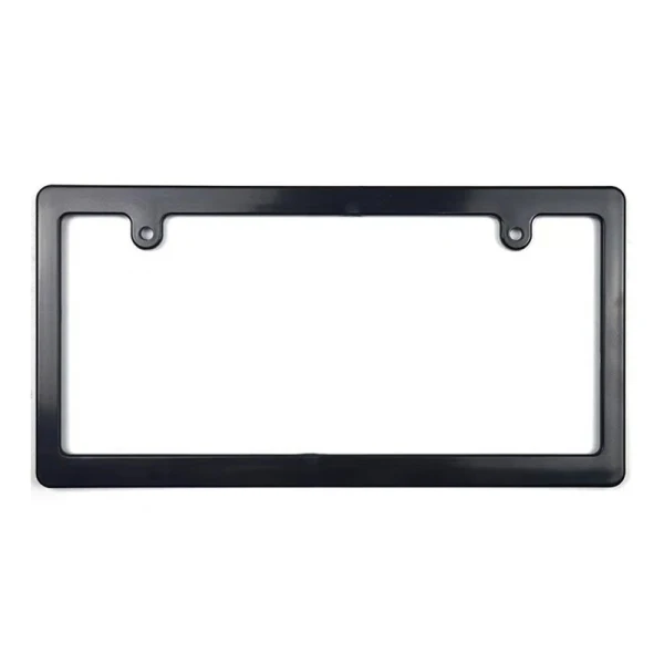 Classic Black ABS License Plate Frame