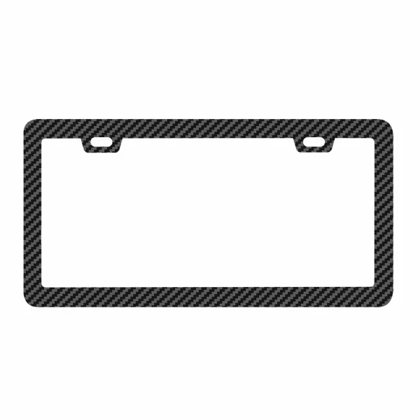 Hydro Dipped Stainless Steel License Plate Frame