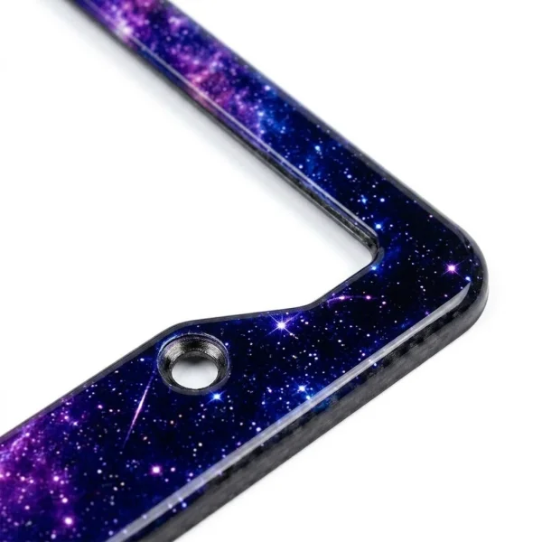 Dettagli della Cornice Portatarga Galaxy Nebula Cosmic Deep Space ABS