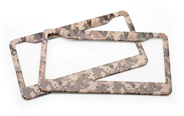Tactical Desert Sand Military Camouflage Rugged Kentekenplaatframes