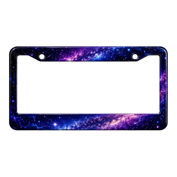 Galaxy Nebula Cosmic Deep Space ABS License Plate Frame