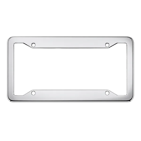 The Mirror Polished Stainless Steel License Plate Frame