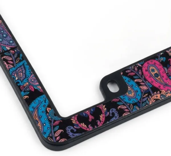 Khung Biển Số Xe Họa Tiết Paisley
