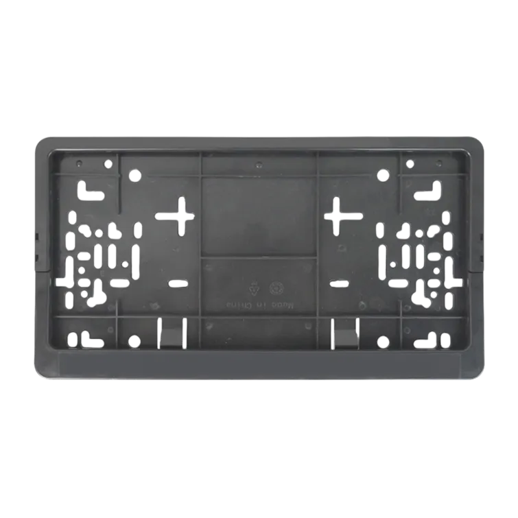 Raw Matte Black PP License Plate Frame
