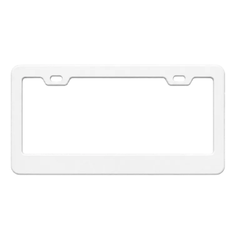 Powder Coated Stainless Steel License Plate Frame