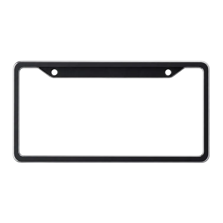 Cornice Targa Sottile - Alluminio Anodizzato Opaco (Bordo Stretto a 2 Fori)