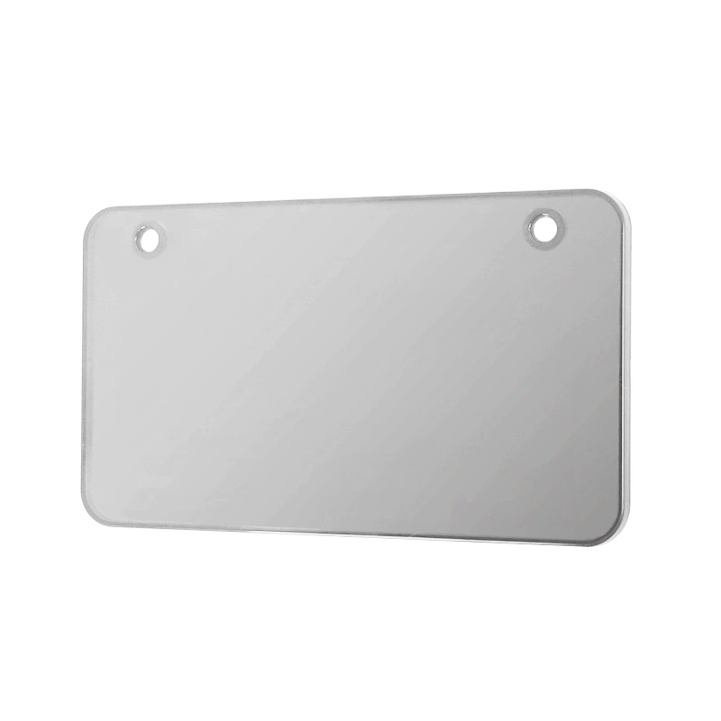 PC Canada Motorcycle License Plate Shield | Clear & Gray