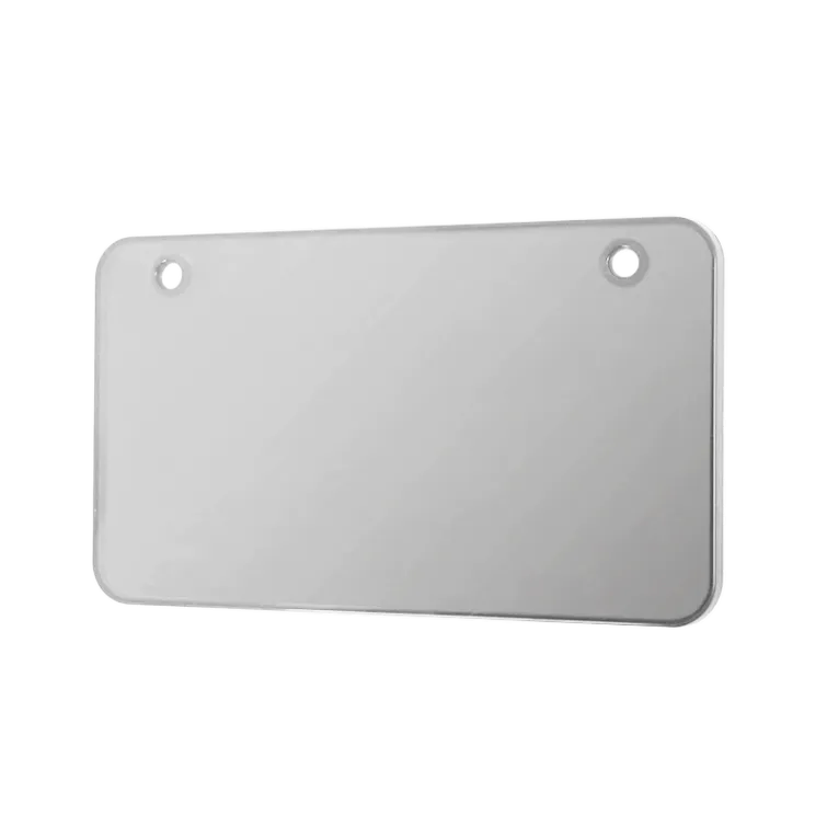 Pelindung Plat Nomor Motor Kanada PC | Bening & Abu-abu