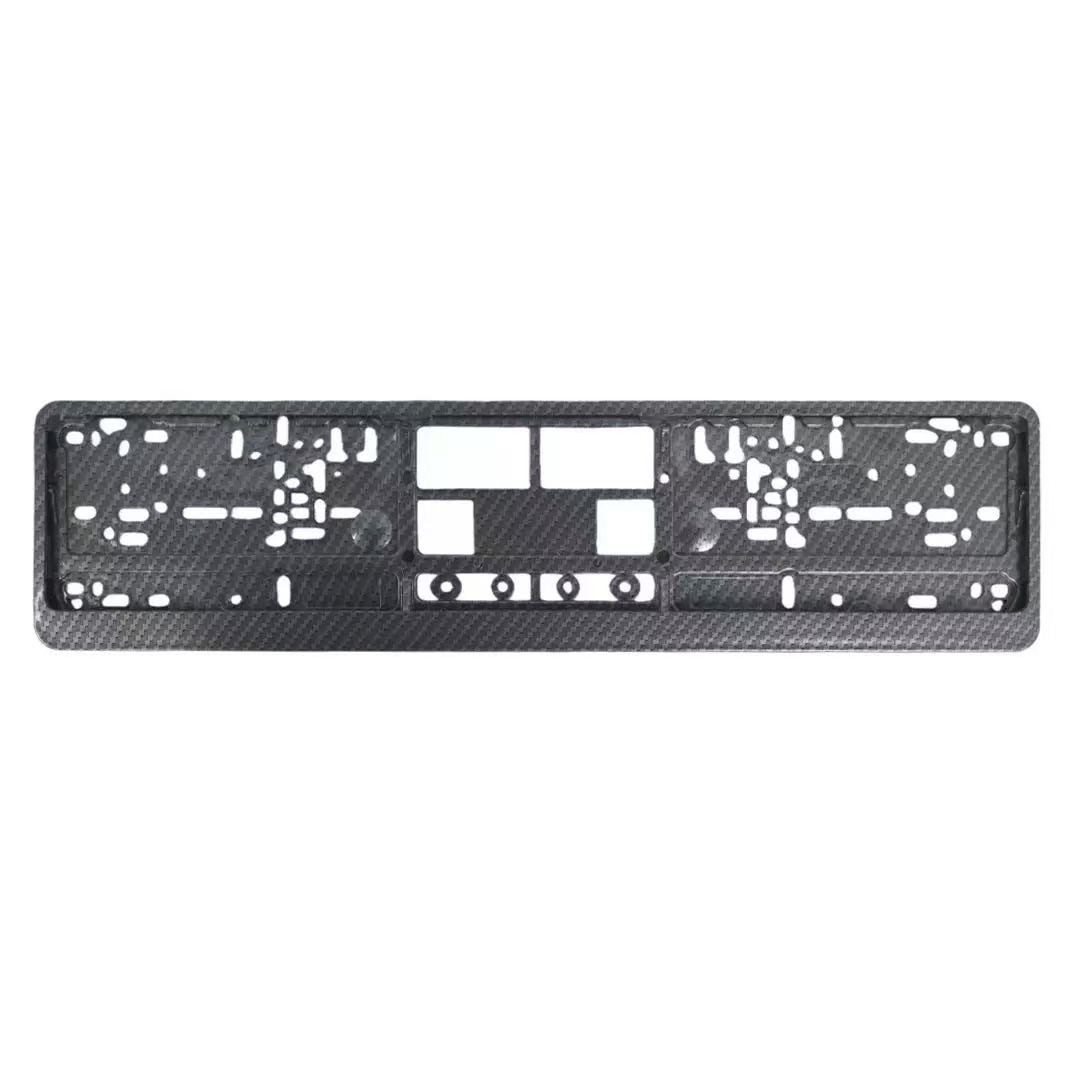 ABS Russian Standard License Plate Frame - Custom Logo U-Strip Car Number Plate Holder
