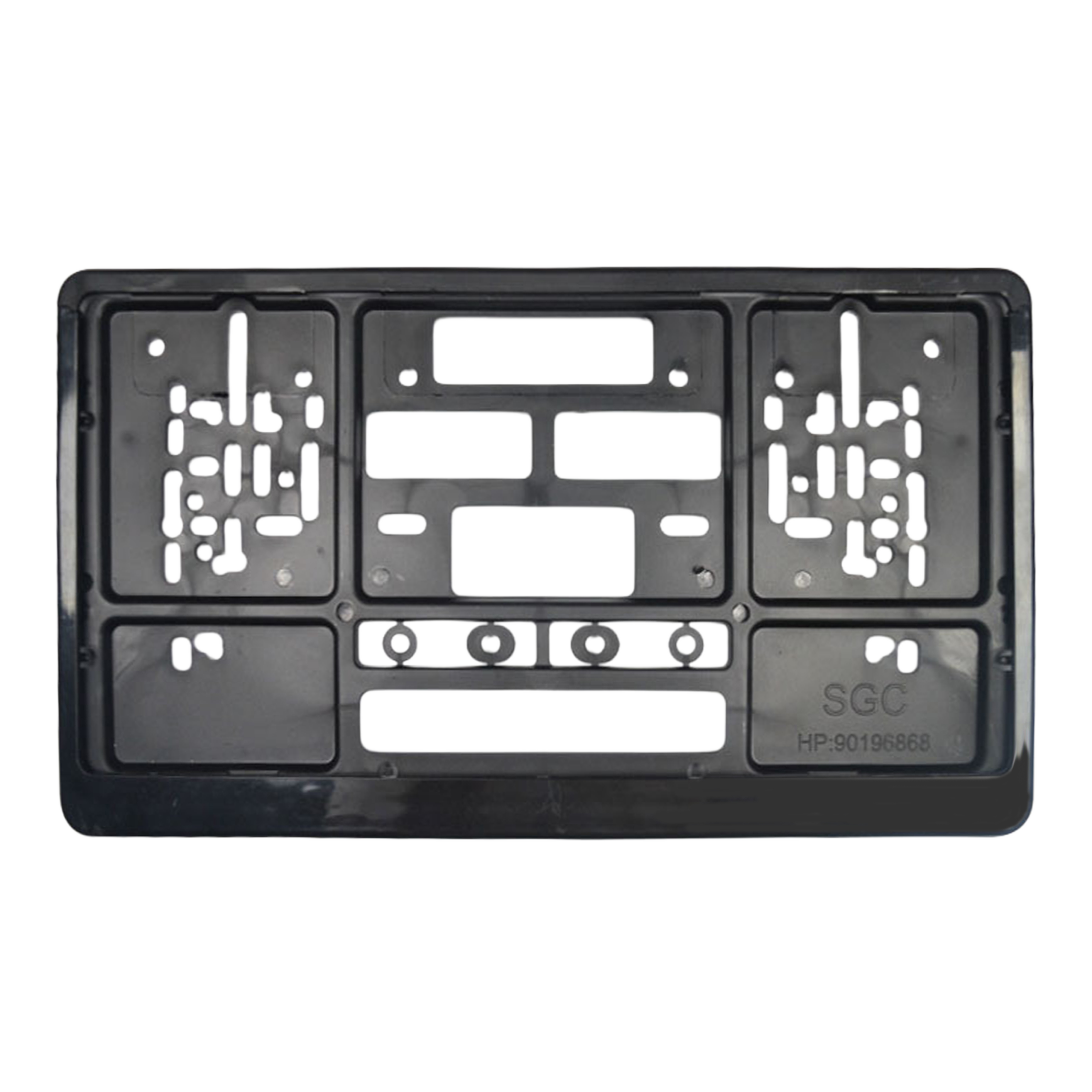 GCC Short License Plate Frame – Multi-Hole ABS Holder