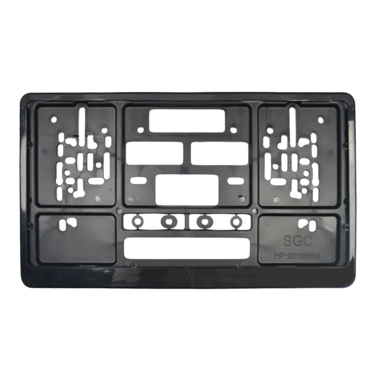GCC Short License Plate Frame – Multi-Hole ABS Holder